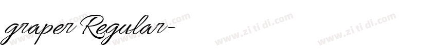 graper Regular字体转换 graper Regular字体转换
